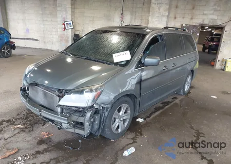 2008 Honda Odyssey Touring from USA, damaged, VIN 5FNRL38948B002110